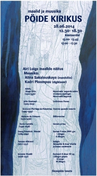 Maalid ja muusika Pöide kirikus