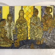 Kuninga õukonnas ümarmalet mängimas